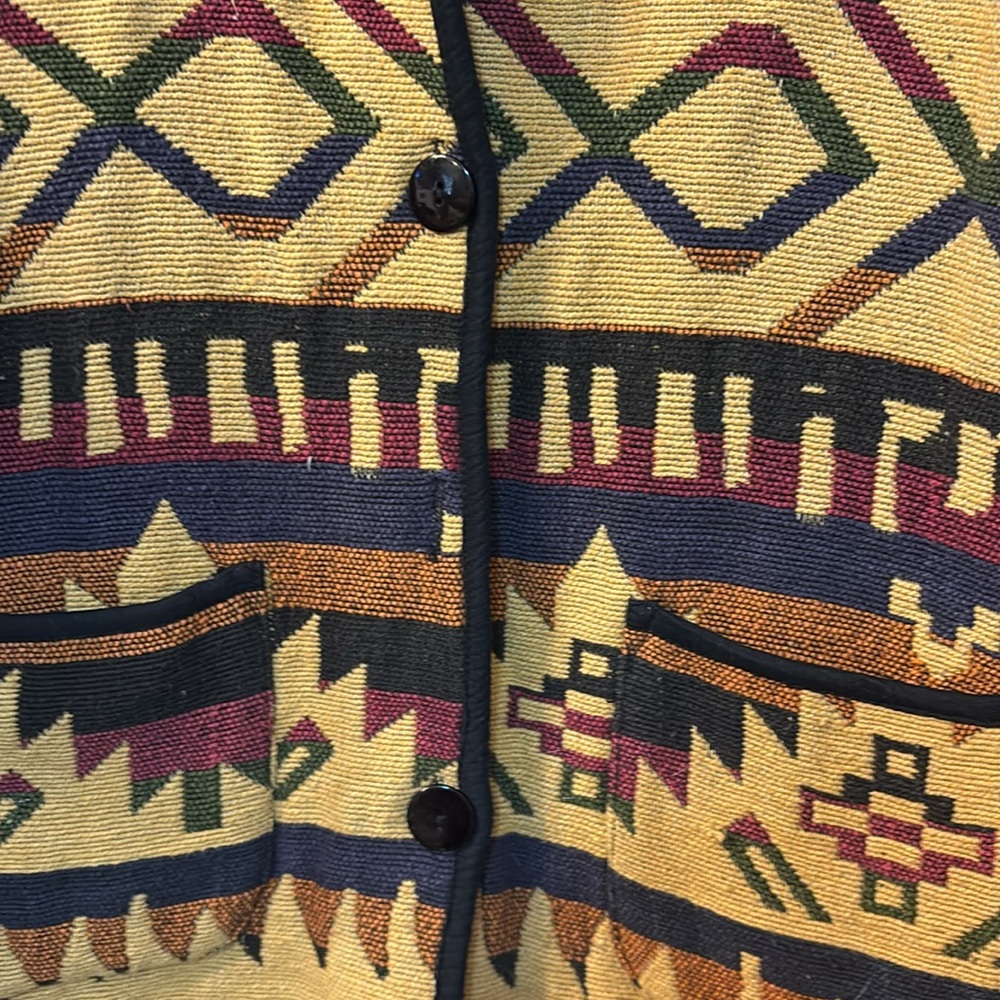 Jane Ashley Tribal Pattern Jacket - image 3